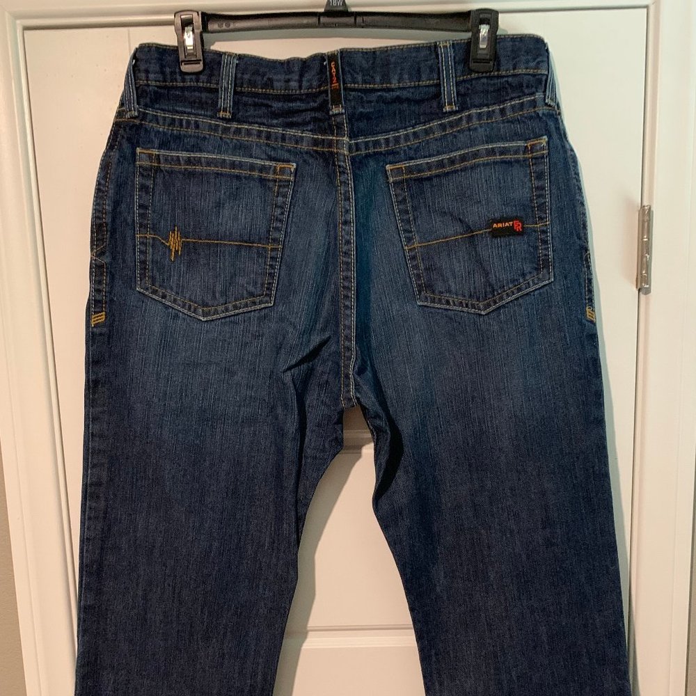 Ariat M4 Low Rise Boot Jeans Tag Size 40x36 Blue FR Cat 2112